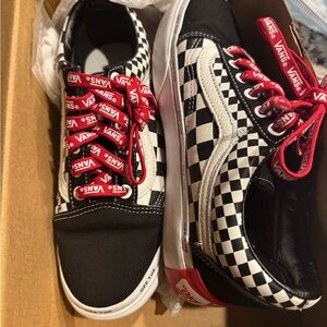 Vans Old Skool Platform Black and White Sneakers